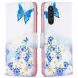 Чехол-книжка Deexe Color Wallet для Samsung Galaxy A34 (A346) - Butterfly and Flowers. Фото 1 из 6