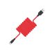 Кабель Hoco X21 Silicone USB to Type-C (1m) - Black / Red. Фото 2 из 5