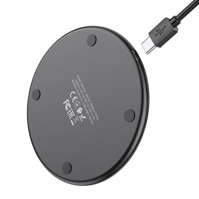 Беспроводное зарядное устройство Hoco CW6 Pro Easy Charging (15W) - Black