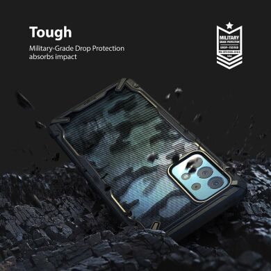 Защитный чехол RINGKE Fusion X для Samsung Galaxy A52 (A525) / A52s (A528) - Camo Black