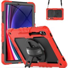 Захисний чохол Deexe Shockproof Case для Samsung Galaxy Tab S9 Plus (X810/816) - Red