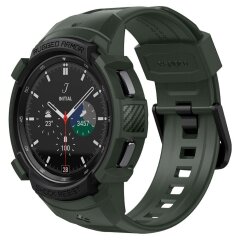 Захисний чохол Spigen (SGP) Rugged Armor Pro (FW) для Samsung Galaxy Watch 4 Classic (46mm) - Military Green
