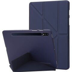 Чохол Deexe Origami Series для Samsung Galaxy Tab S9 Plus (X810/816) - Dark Blue