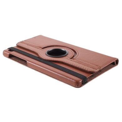 Чехол Deexe Rotation для Samsung Galaxy Tab A7 Lite (T220/T225) - Brown