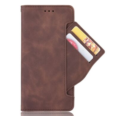 Чехол Deexe Wallet Stand для Samsung Galaxy M32 (M325) - Brown