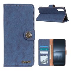 Чехол-книжка KHAZNEH Retro Wallet для Samsung Galaxy A02 (A022) - Blue