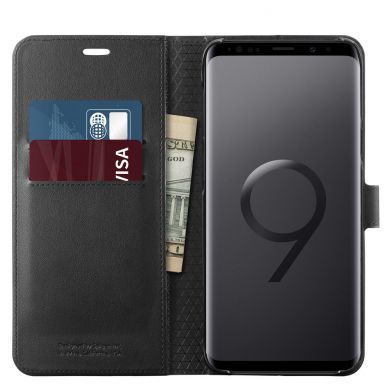 Чехол-книжка Spigen SGP Wallet S для Samsung Galaxy S9+ (G965) - Black