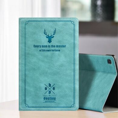 Чехол-книжка UniCase Deer Pattern для Samsung Galaxy Tab S6 lite / S6 Lite (2022/2024) - Blue