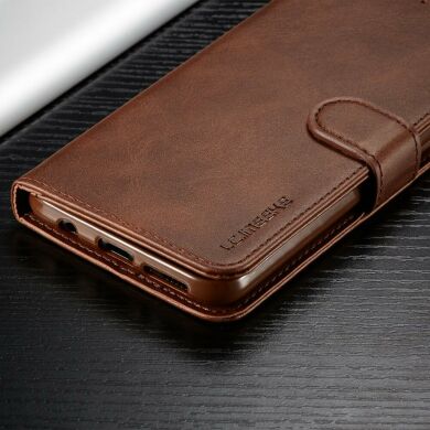 Чехол LC.IMEEKE Wallet Case для Samsung Galaxy M20 (M205) - Coffee