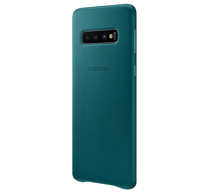Чехол Leather Cover для Samsung Galaxy S10 (G973) EF-VG973LGEGRU - Green