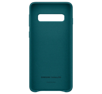 Чехол Leather Cover для Samsung Galaxy S10 (G973) EF-VG973LGEGRU - Green