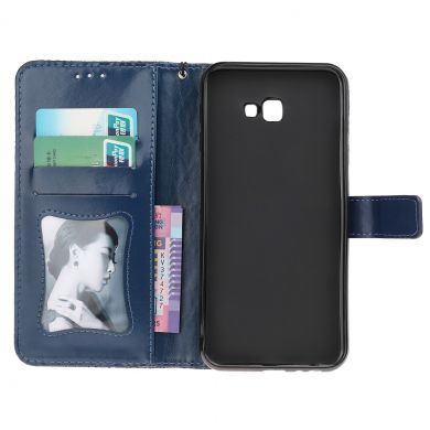 Чехол UniCase Leaf Wallet для Samsung Galaxy J4+ (J415) - Dark Blue