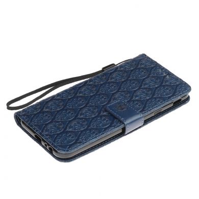 Чехол UniCase Leaf Wallet для Samsung Galaxy J4+ (J415) - Dark Blue