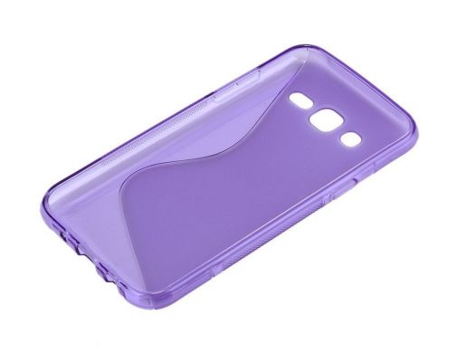 Силиконовая накладка Deexe S Line для Samsung Galaxy J5 (J500) - Violet