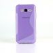 Силиконовая накладка Deexe S Line для Samsung Galaxy J5 (J500) - Violet. Фото 3 из 6