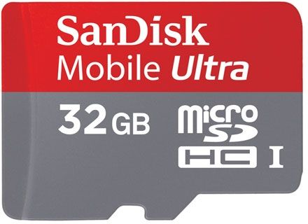 Карта памяти MicroSD SanDisk 32GB 10 class UHS-I