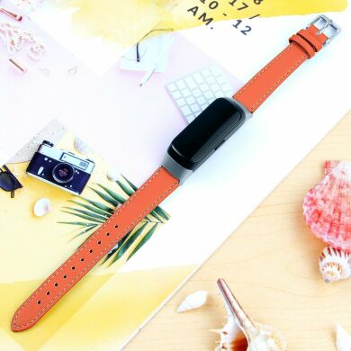 Ремешок Deexe Color Strap для Samsung Galaxy Gear Fit (SM-R370) - Orange