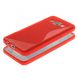 Силиконовая накладка Deexe S Line для Samsung Galaxy A3 (A300) - Red. Фото 2 из 5