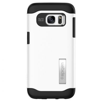 Защитная накладка SGP Slim Armor для Samsung Galaxy S7 Edge (G935) - Shimmery White