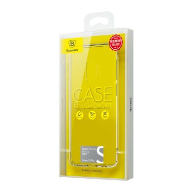 Силиконовый чехол BASEUS Simple Series для Samsung Galaxy S9+ (G965) - Transparent