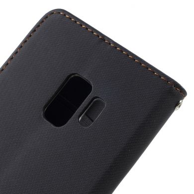 Чехол-книжка ROAR KOREA Cloth Texture для Samsung Galaxy S9 (G960) - Black