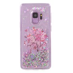 Силіконовий (TPU) чохол Deexe Liquid Glitter для Samsung Galaxy S9 (G960)