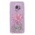 Силиконовый (TPU) чехол Deexe Liquid Glitter для Samsung Galaxy S9 (G960) - Cherry Blossom