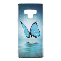 Силиконовый (TPU) Deexe LumiCase для Samsung Galaxy Note 9 (N960) - Blue Butterfly