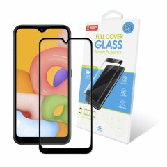 Защитное стекло Global Full Glue для Samsung Galaxy A01 (A015) - Black