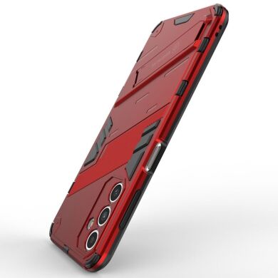 Защитный чехол Deexe Bibercas для Samsung Galaxy A14 (А145) - Red
