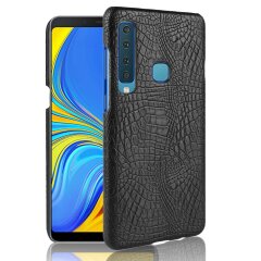 Защитный чехол Deexe Croco Style для Samsung Galaxy A9 2018 (A920) - Black