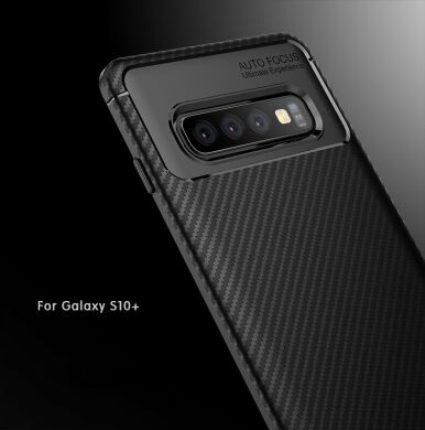 Защитный чехол Deexe Fusion для Samsung Galaxy S10 Plus (G975) - Black