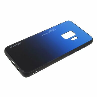 Защитный чехол Deexe Gradient Color для Samsung Galaxy S9 (G960) - Blue / Black
