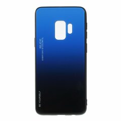 Защитный чехол Deexe Gradient Color для Samsung Galaxy S9 (G960) - Blue / Black