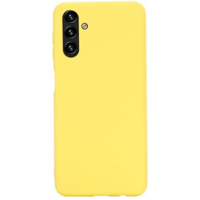 Защитный чехол Deexe Silicone Case для Samsung Galaxy A04s (A047) / A13 5G (A136) - Yellow