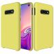 Защитный чехол Deexe Silicone Case для Samsung Galaxy S10 (G973) - Yellow. Фото 1 из 5