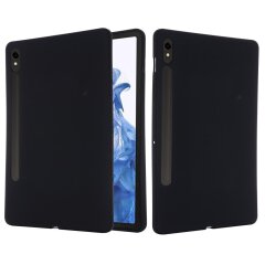 Захисний чохол Deexe Silicone Shell для Samsung Galaxy Tab S9 / S9 FE (X710/716/510) - Black
