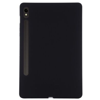 Защитный чехол Deexe Silicone Shell для Samsung Galaxy Tab S9 / S9 FE (X710/716/510) - Black