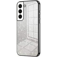Защитный чехол Deexe Sparkles Cover для Samsung Galaxy S22 (S901) - Black