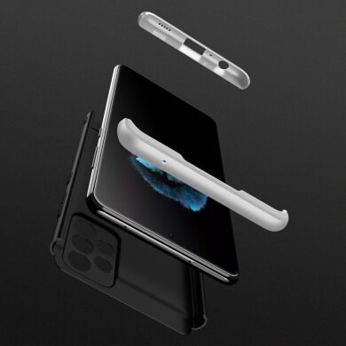 Защитный чехол GKK Double Dip Case для Samsung Galaxy A52 (A525) / A52s (A528) - Black / Silver