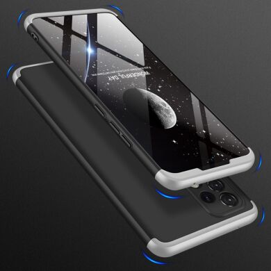 Защитный чехол GKK Double Dip Case для Samsung Galaxy A52 (A525) / A52s (A528) - Black / Silver