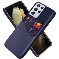 Защитный чехол KSQ Business Pocket для Samsung Galaxy S21 Ultra (G998) - Dark Blue