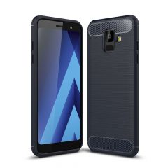 Захисний чохол UniCase Carbon для Samsung Galaxy A6 2018 (A600), Темно-синій
