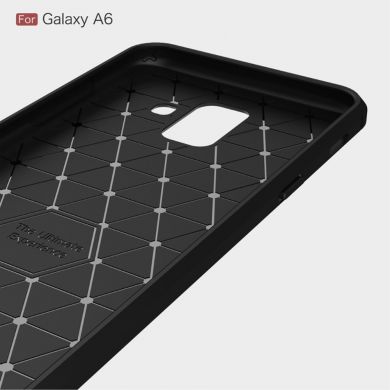 Защитный чехол UniCase Carbon для Samsung Galaxy A6 2018 (A600) - Black