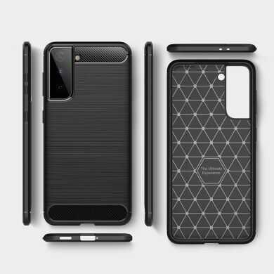 Защитный чехол UniCase Carbon для Samsung Galaxy S21 Plus - Black