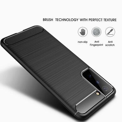 Защитный чехол UniCase Carbon для Samsung Galaxy S21 Plus - Black