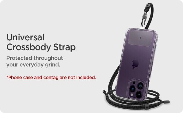 Ремешок для смартфона Spigen (SGP) Crossbody Strap - Black