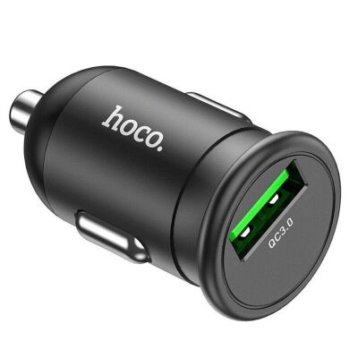 Автомобильное зарядное устройство Hoco Z43 QC3.0 (18W) - Black