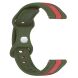 Ремінець Deexe Sport Strap для годинників з шириною кріплення 22мм - Army Green / Red