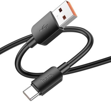 Кабель Hoco X96 Hyper 100W USB to Type-C (6A, 1m) - Black
